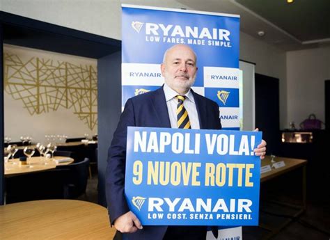 L’operativo di Ryanair per l’estate su Napoli