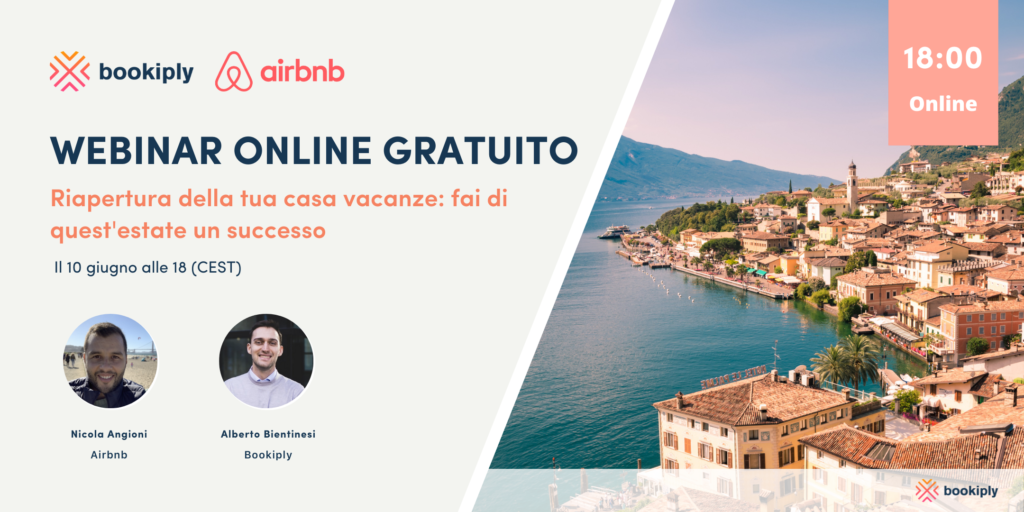 Un Webinar per gli affittuari di case vacanze