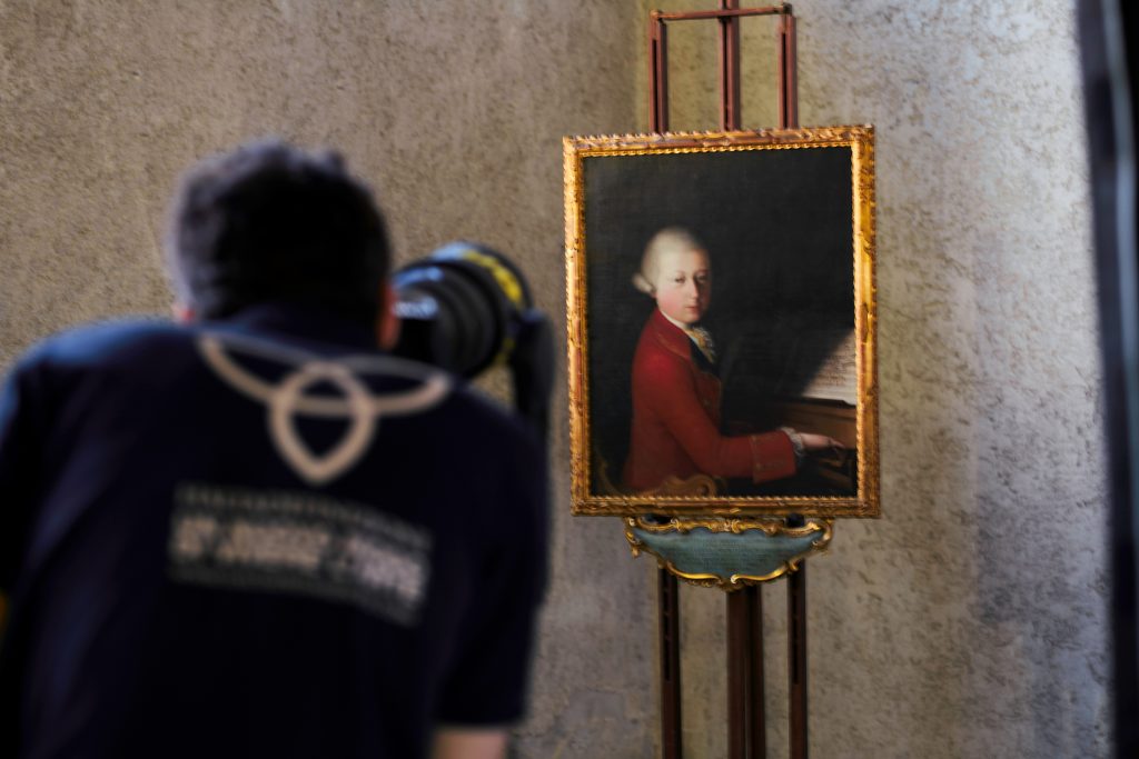 Torna a Verona il “Ritratto del giovane Mozart” clonato in 3D