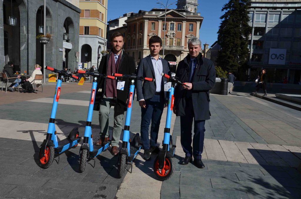 Parte con Dott il servizio di monopattini in sharing a Varese