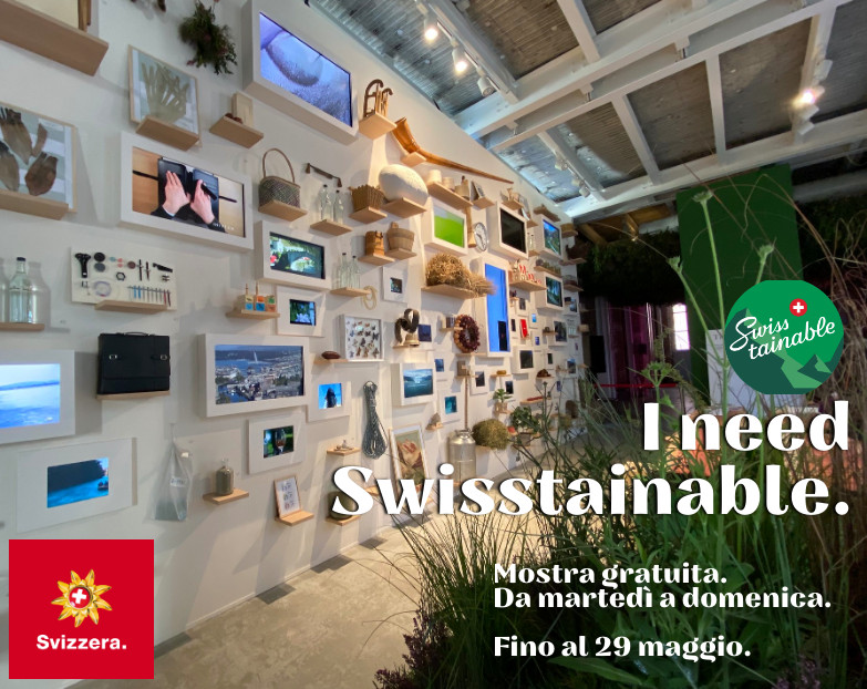 I need Swisstainable… la mostra sull’approccio green al viaggio all’House of Switzerland di Milano