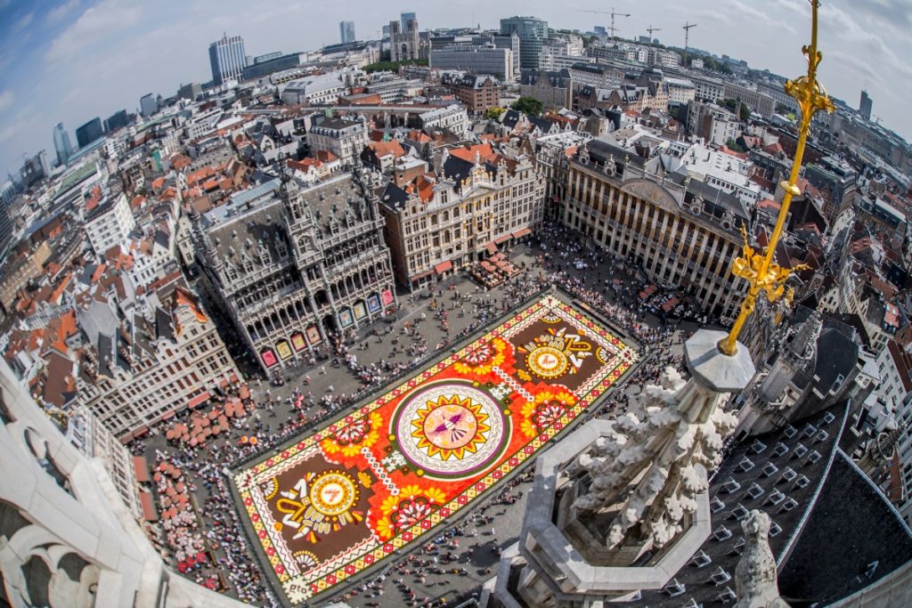 La Capitale d’Europa si riempe di colori con Tapis de Fleurs