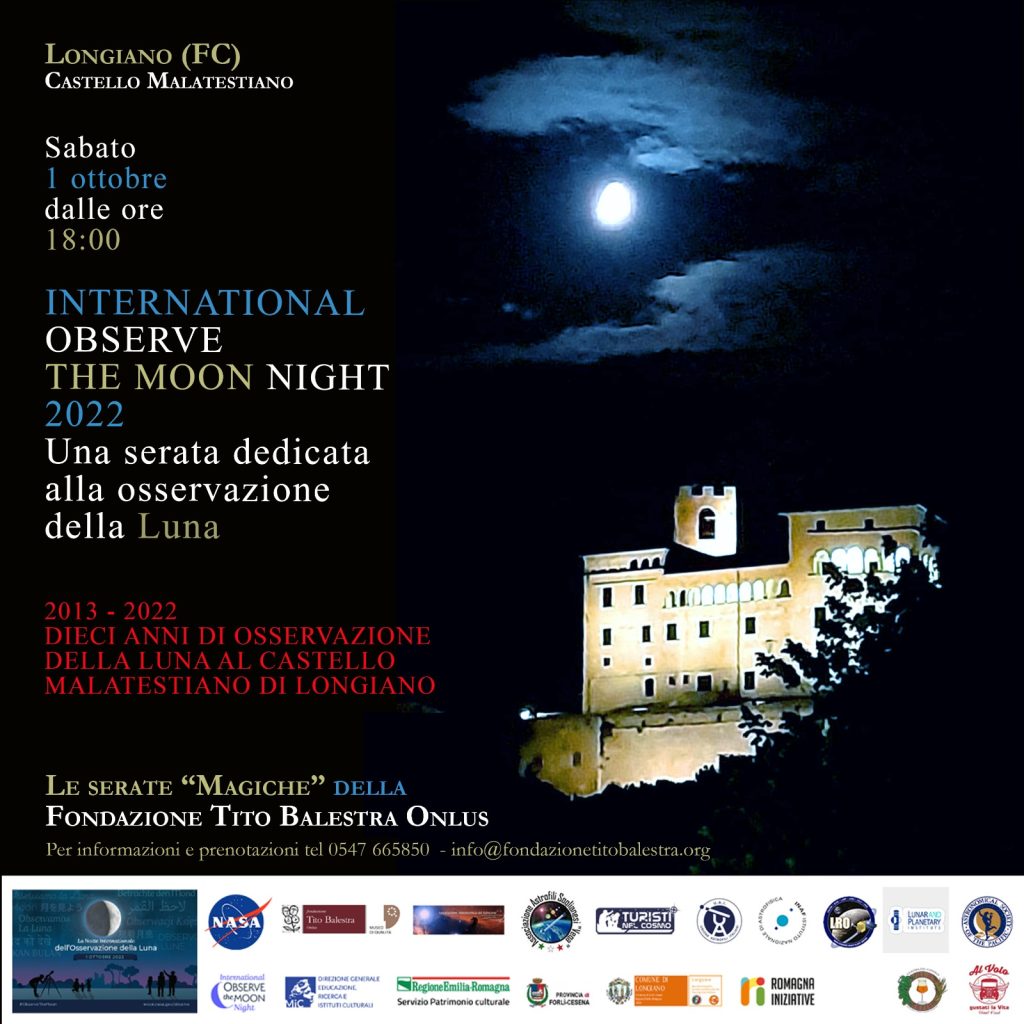 International Observe The Moon Night al Castello Malatestiano di Longiano (FC)