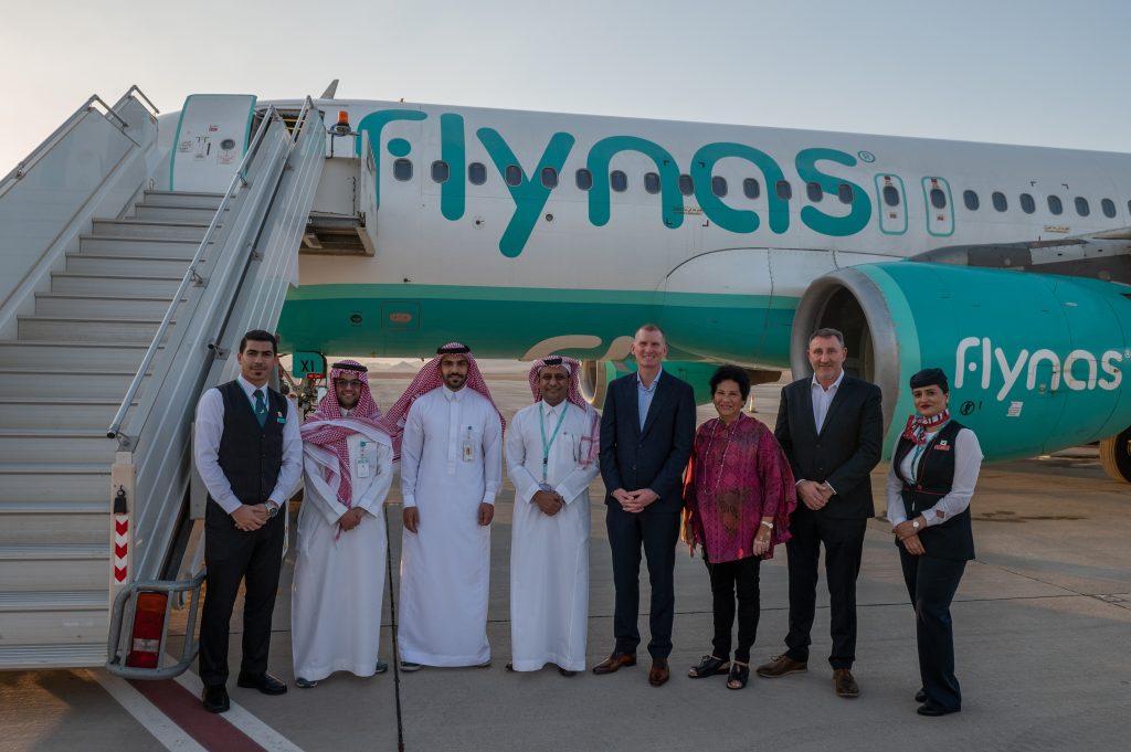 L’aeroporto internazionale di AlUla accoglie il primo volo diretto flynas dal Cairo