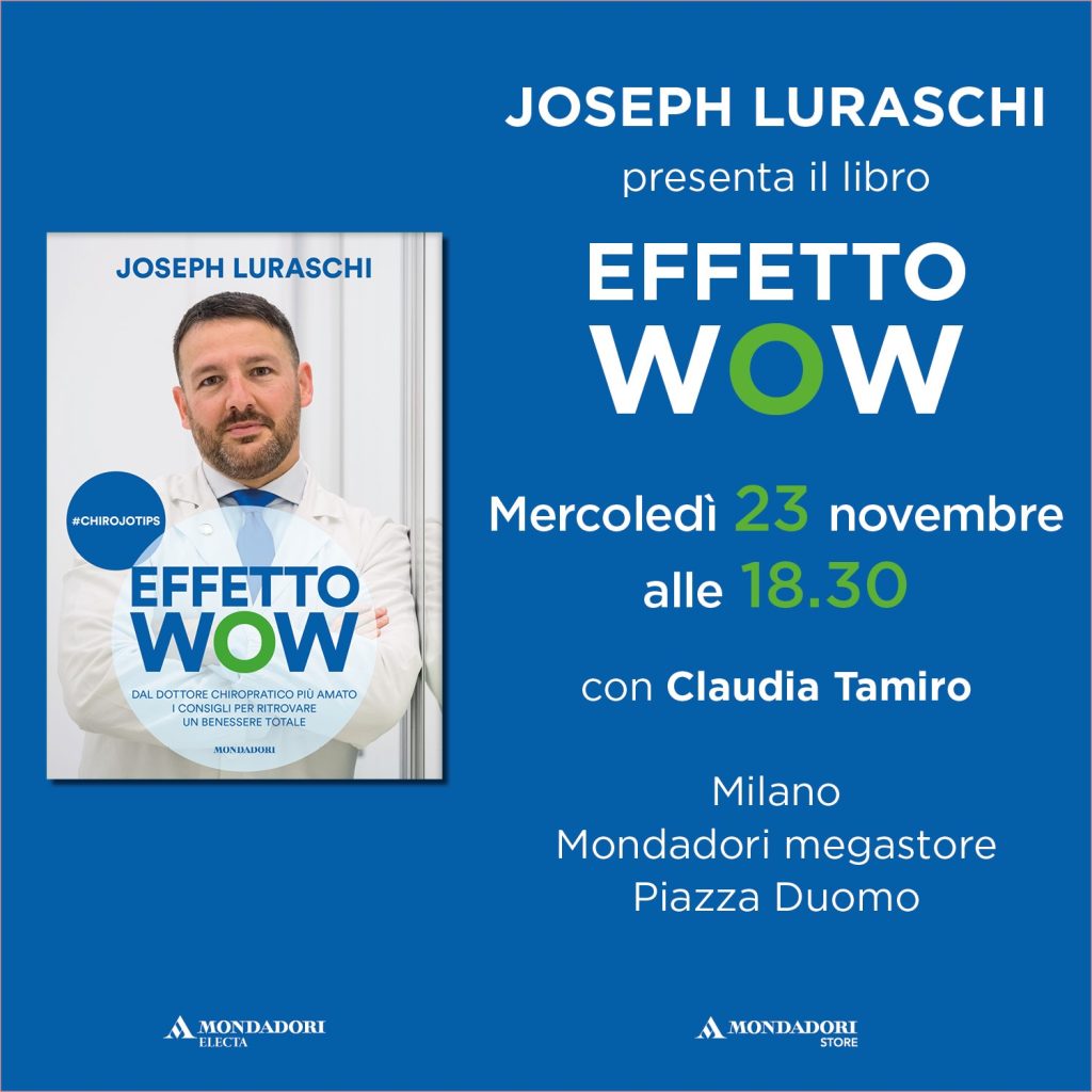 Effetto Wow il libro di Joseph Luraschi tutti i consigli e le informazioni utili per il corpo e la mente