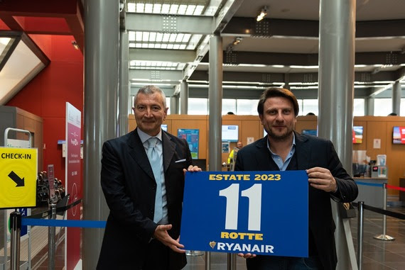 Ryanair lancia la summer 2023 da Perugia