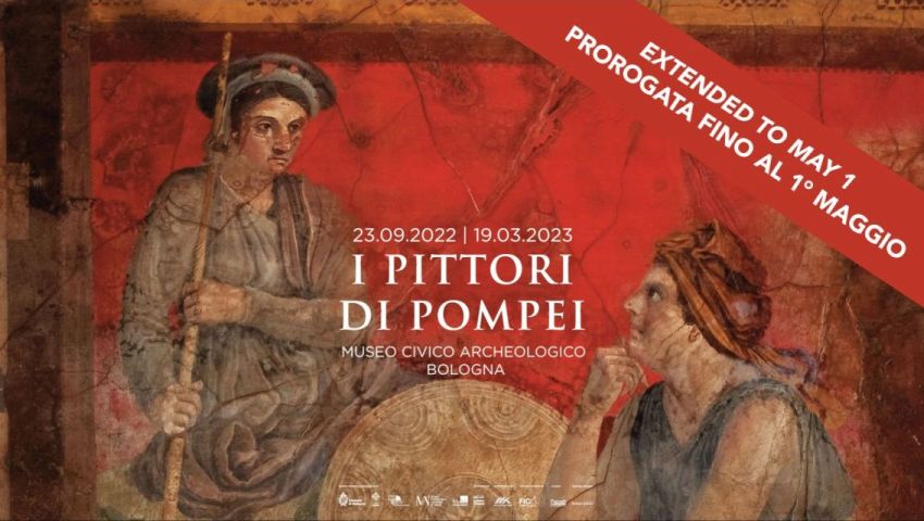  Si è chiusa la grande mostra “I pittori di Pompei” allestita al Museo Civico Archeologico di Bologna 