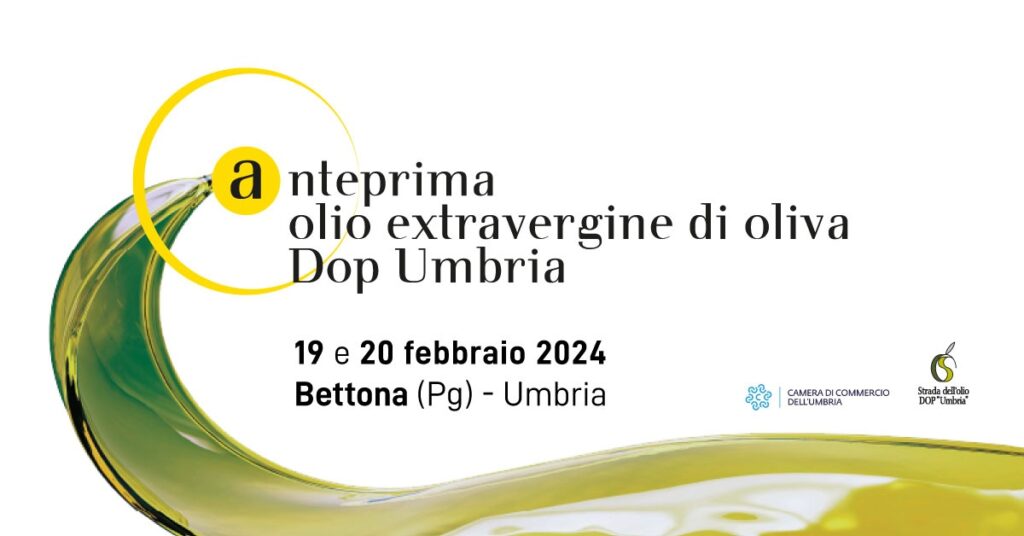 A Bettona (PG) la terza edizione ”Anteprima olio e.v.o. Dop Umbria”, presentazione dell’annata olearia 2023