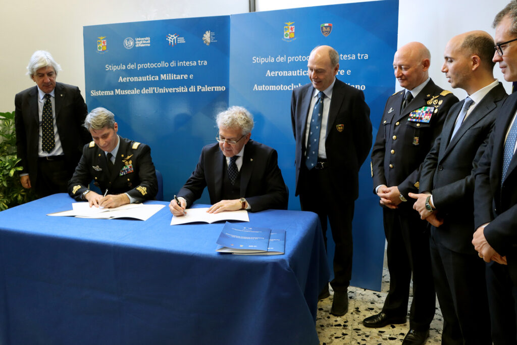 Aeronautica Militare italiana e l’ASI firmano il nuovo protocollo d’intesa a Palermo