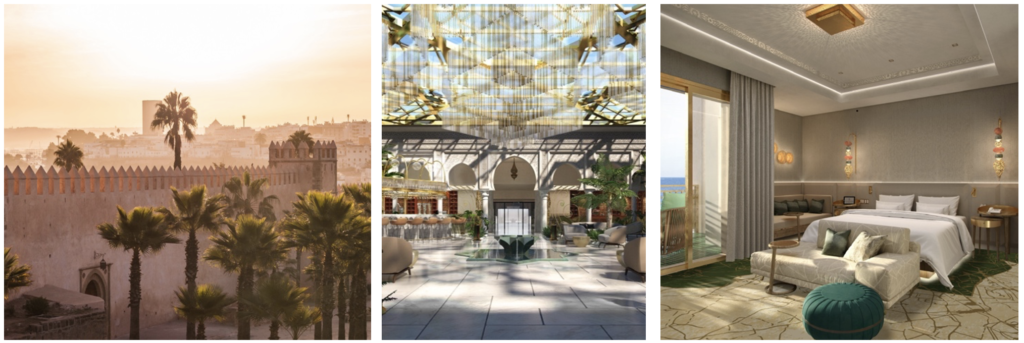 Four Seasons Hotel Rabat al Kasr Al Bahr ex residenza estiva del Sultano affacciata sull’Oceano Atlantico