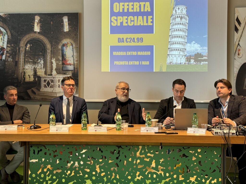 Ryanair, annuncia l’operativo estivo di Pisa aggiungendo 1 nuovo aeromobile e 5 nuove rotte