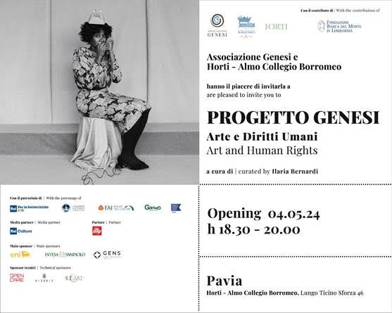 Horti – Almo Collegio Borromeo porta a Pavia “Progetto Genesi. Arte e Diritti Umani” iniziativa espositiva itinerante