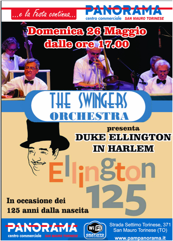 Dalla Swingersorchestra un tributo al genio di Duke Ellington  San Mauro Torinese(To)
