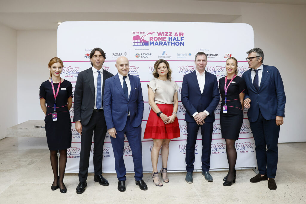 Wizz Air, annuncia nuove rotte su Roma e sponsorizza la Half Marathon