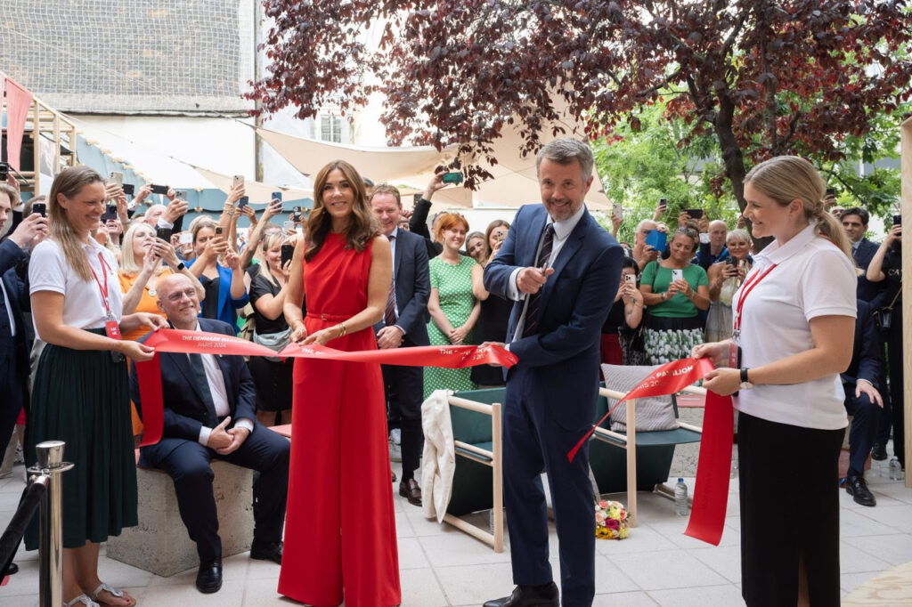 Inaugurazione Reale per il Denmark Pavilion a Parigi in occasione dei Giochi Olimpici