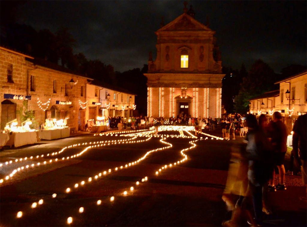 La notte delle candele di Vallerano 2024