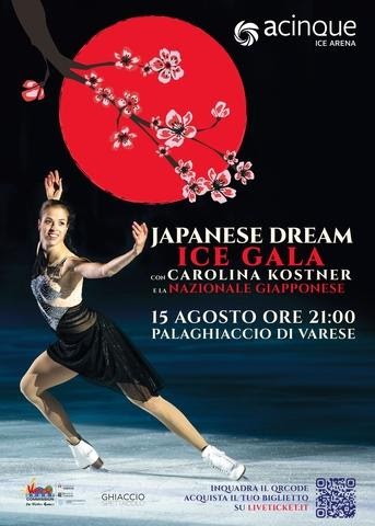 “Japanese Dream Ice Gala”, all’ Acinque Ice Arena di Varese accoglie la nazionale Giapponese di pattinaggio artistico