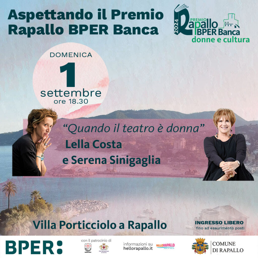 Premio Rapallo BPER Banca 2024 dedicato alle autrici italiane di narrativa, costume e saggistica 