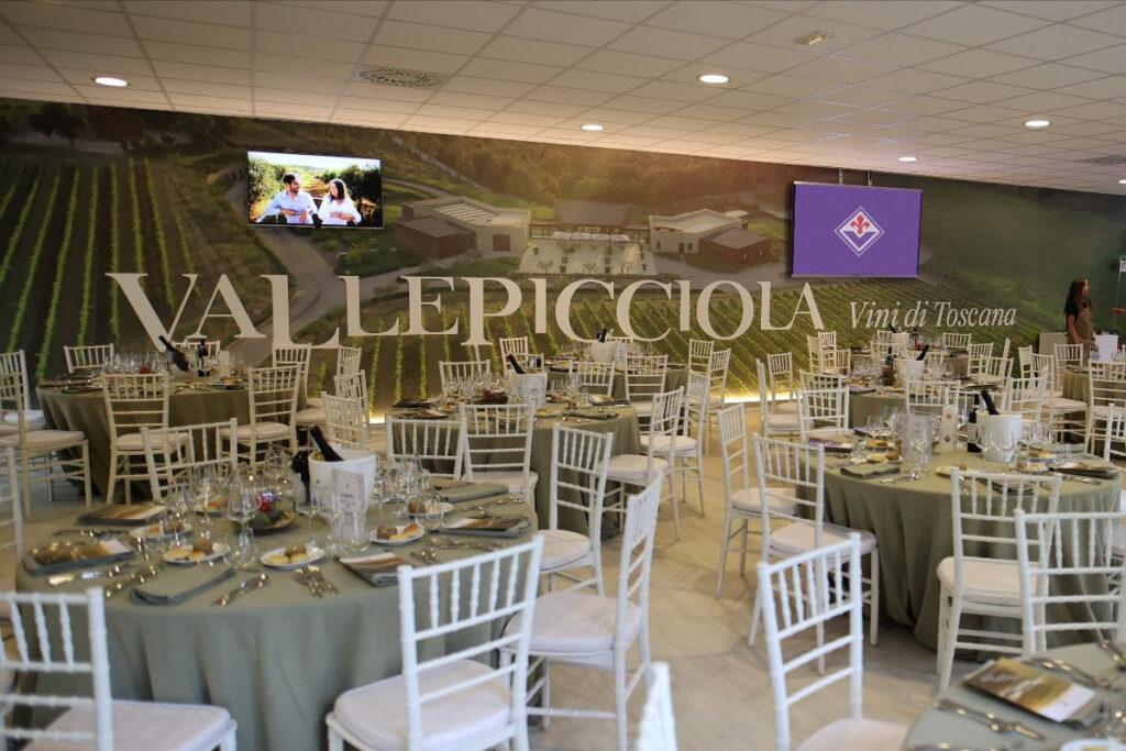 Inaugurato il Vallepicciola Wine Club allo stadio A. Franchi di Firenze