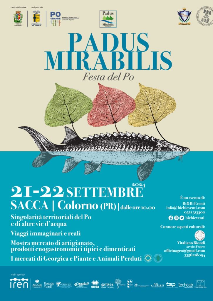 A  Sacca, antica frazione di Colorno (Parma), “Padus Mirabilis” è la festa del Po e di altre vie d’acqua