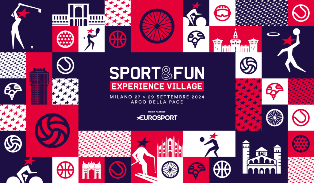 Eurosport a L’Arco della Pace Milano con la seconda edizione dello Sport&Fun Experience Village