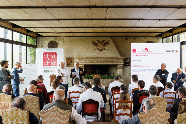 All’Antica Corte Pallavicina di Polesine Zibello incontro chef e produttori delle eccellenze enogastronomiche dell’Emilia-Romagna