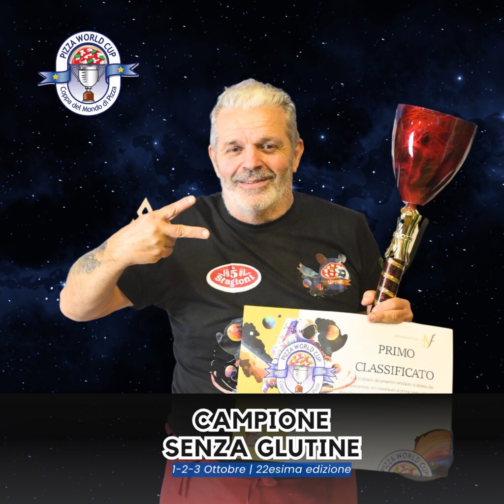 Domenico Vassallo di Arte Bianca di Treviso è Campione del Mondo di pizza senza glutine