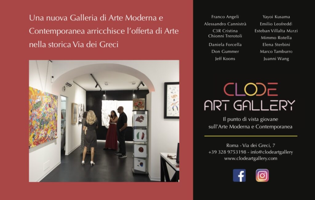 Nasce a Roma la Clode Art Gallery: un nuovo spazio creativo per l’arte contemporanea